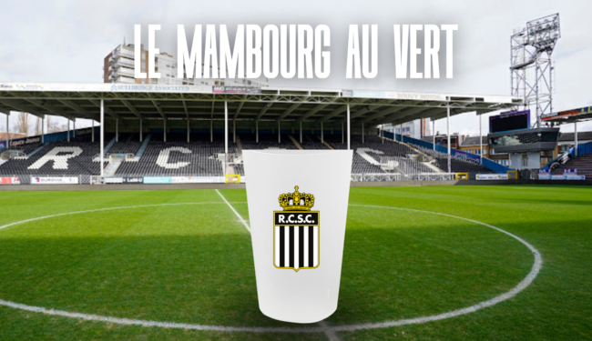 Le Sporting de Charleroi lance l'utilisation de gobelets réutisables