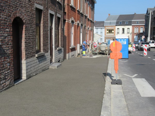 Courcelles: la 1ère phase du « Plan Trottoirs » est terminée