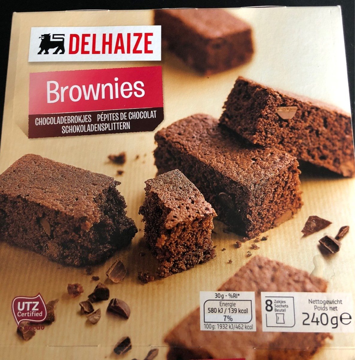 Delhaize rappelle des Brownies