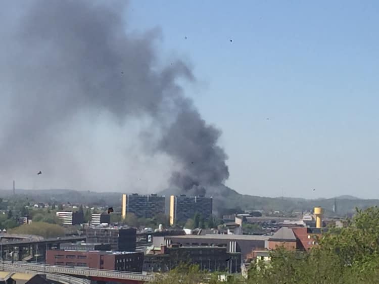 Incendie à Marcinelle, plus de peur que de mal