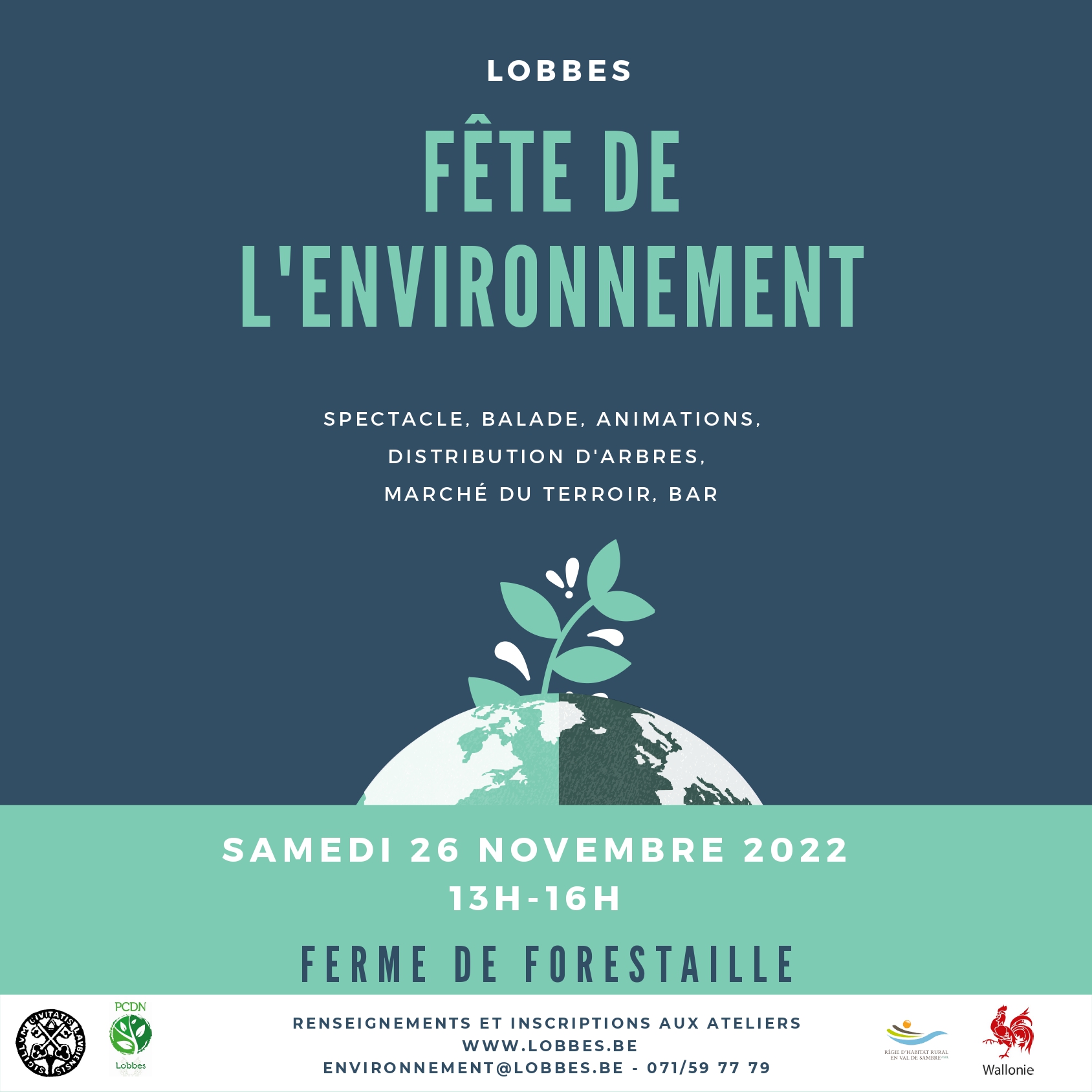 Lobbes : retour de la Fête de l’Environnement le 26 novembre