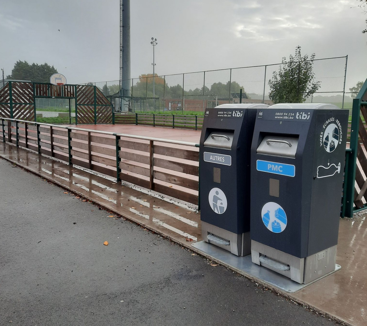 Ham-sur-heure-Nalinnes : Deux poubelles intelligentes près de l'agora space