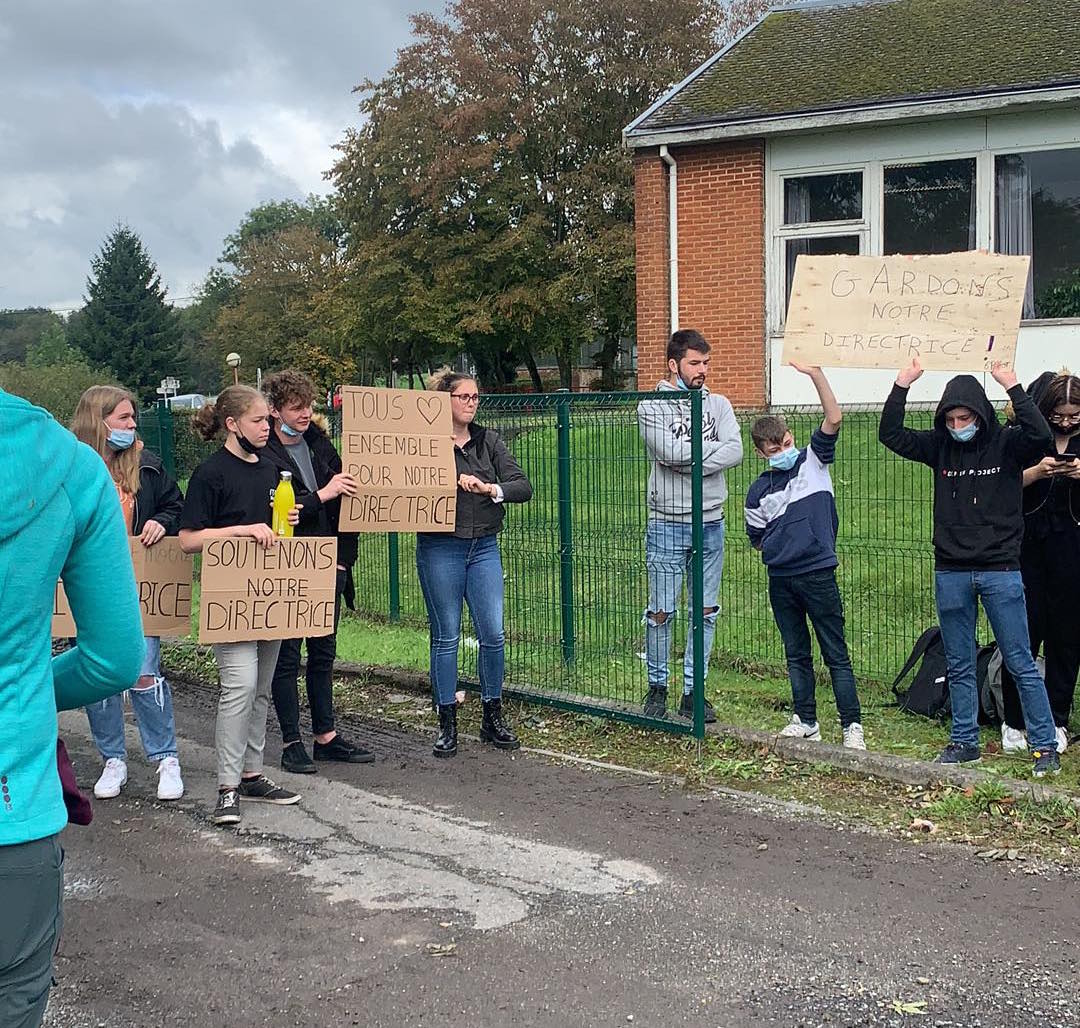 Sivry-Rance : L'institut technique de la Communauté Française à l'arrêt pour soutenir sa directrice