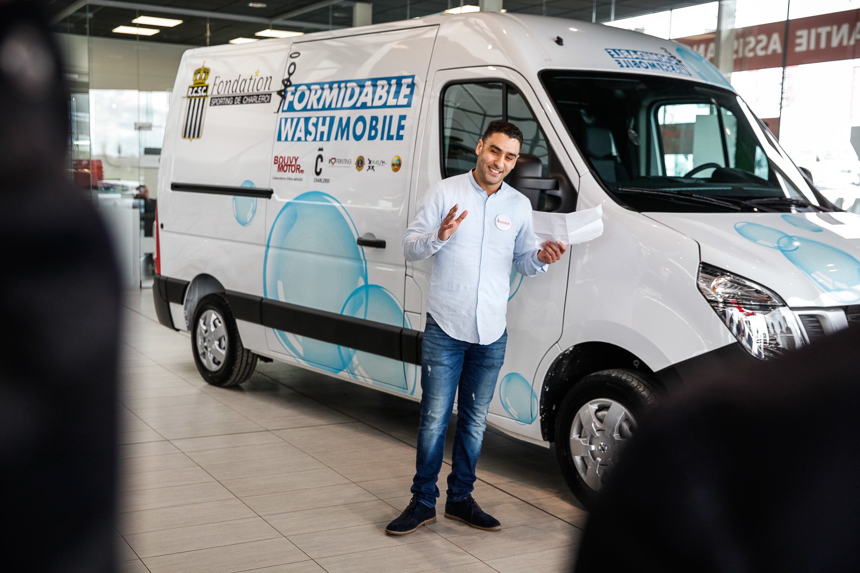 "Depuis que je viens à la washmobile, je reprends le bus" 