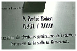 05/04/11 : Hommage à André Robert à Fleurus