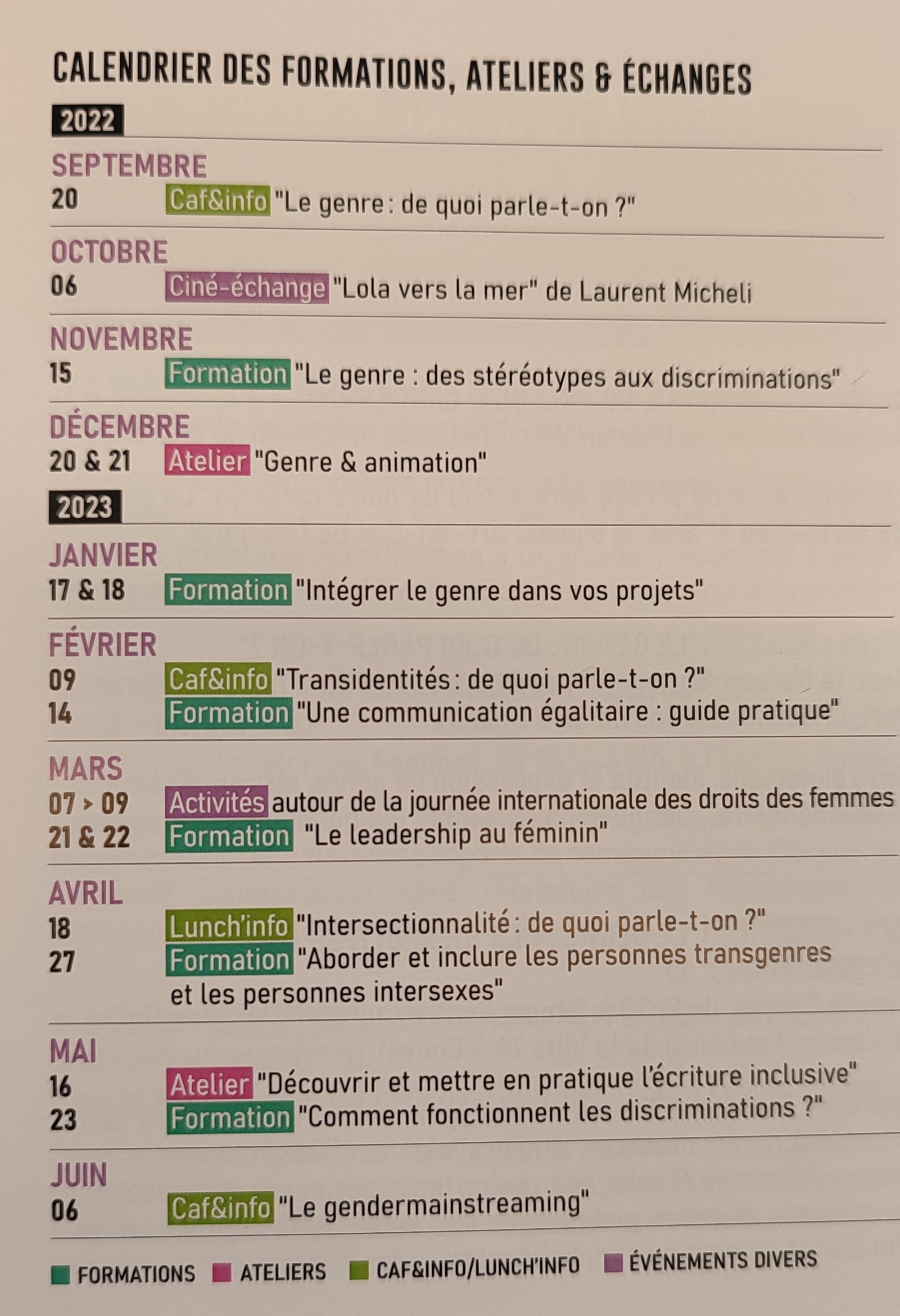 calendrier