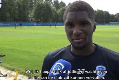 Genk - Charleroi: rencontre avec Clinton Mata