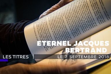 JT du vendredi 7 septembre 2018