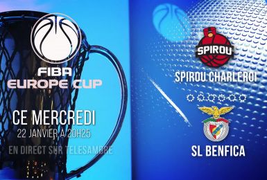 Ce mercred 22: en direct Spirou - Benfica