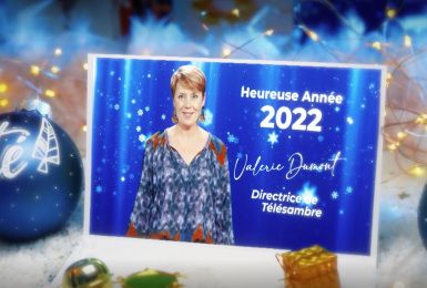 Carte de voeux de Valérie Dumont, Directrice Télésambre