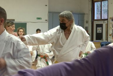 Romeo, l'homme qui a commencé le karaté à 72 ans !