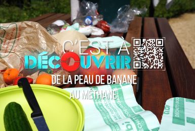 C à Découvrir: la biométhanisation, de la peau de banane au méthane 