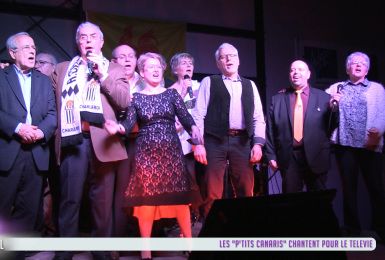 Spectacle des P'Tits Canaris de Frasnes au profit du Télévie