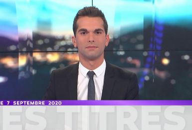 JT du lundi 7 septembre 2020