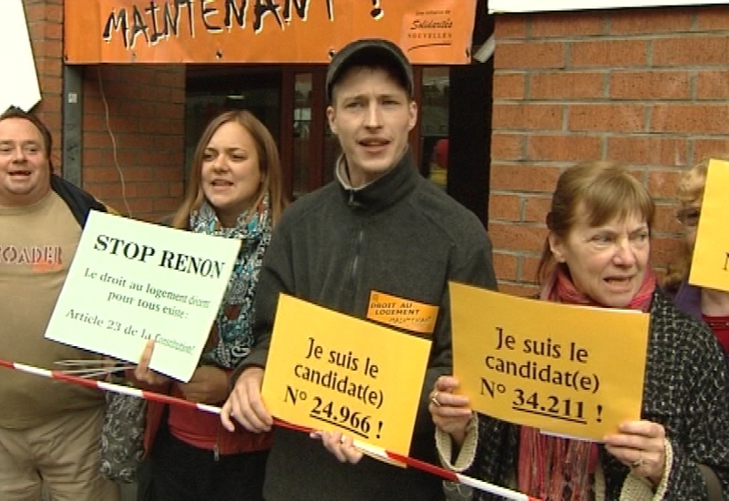 Action logement à Charleroi