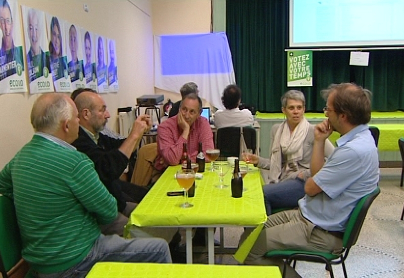 Ambiance au QG d'Ecolo Thuin