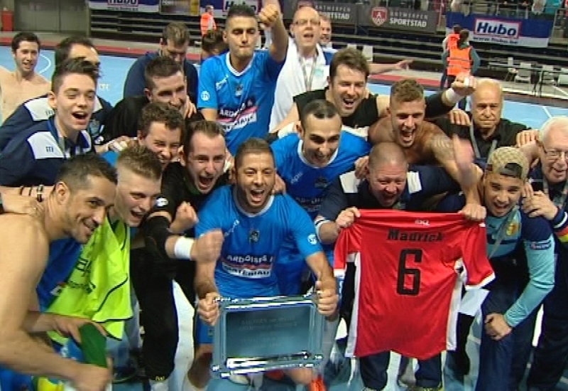 Futsal Châtelineau champion, l'ambiance est au rendez-vous