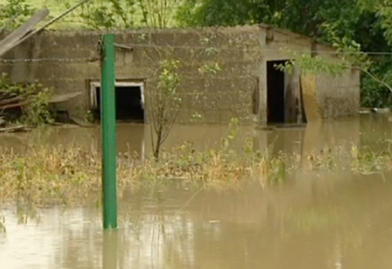 Courcelles fortement touchée par les inondations