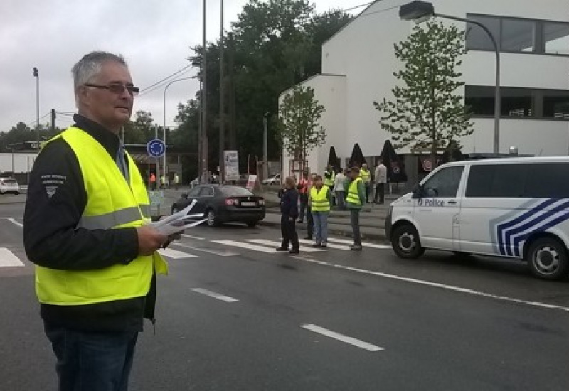 Manifestation sur la N5 