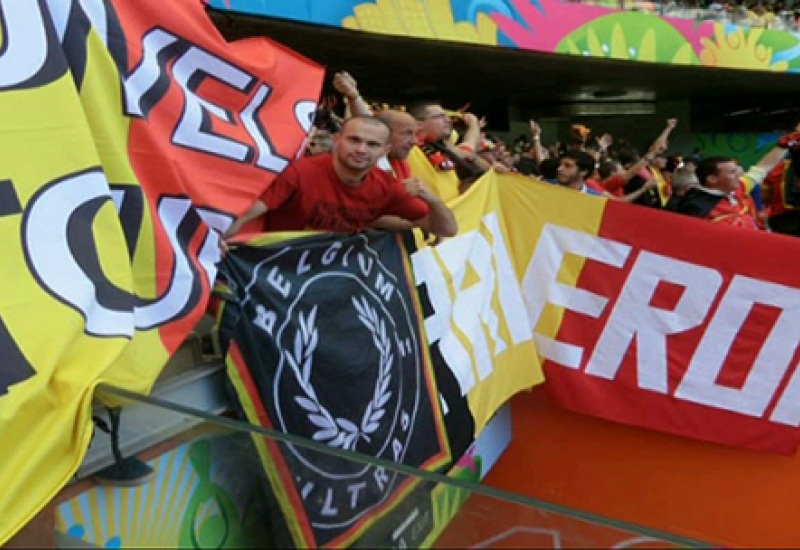 Jérôme, supporter, au Stade du Maracana