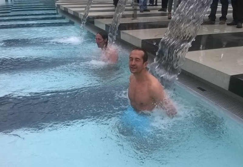 Inauguration de la Piscine de Marcinelle