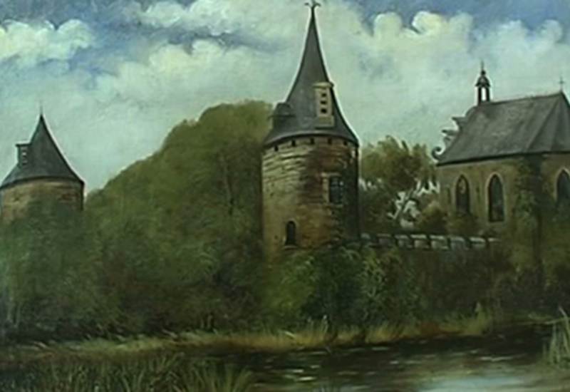 Tableau restauré de Jul Carlier
