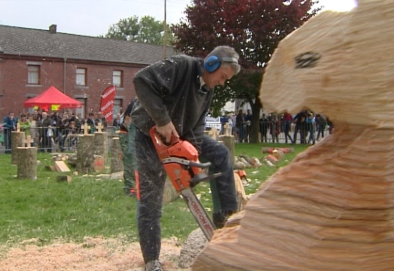 Des sculptures incroyables à la Fête de la ruralité de Sautin