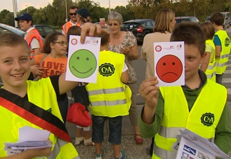 Mobilité : les enfants ont distribué les bons et mauvais points à Sambreville