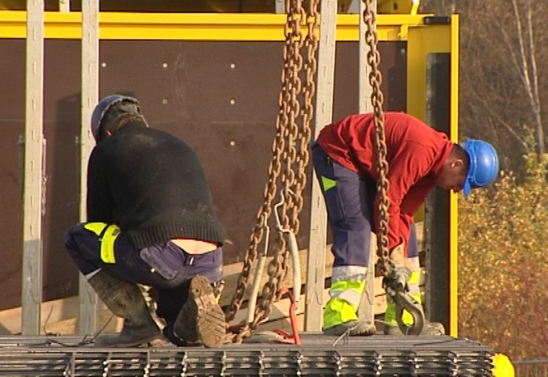 Descente sur le chantier de la caserne des pompiers