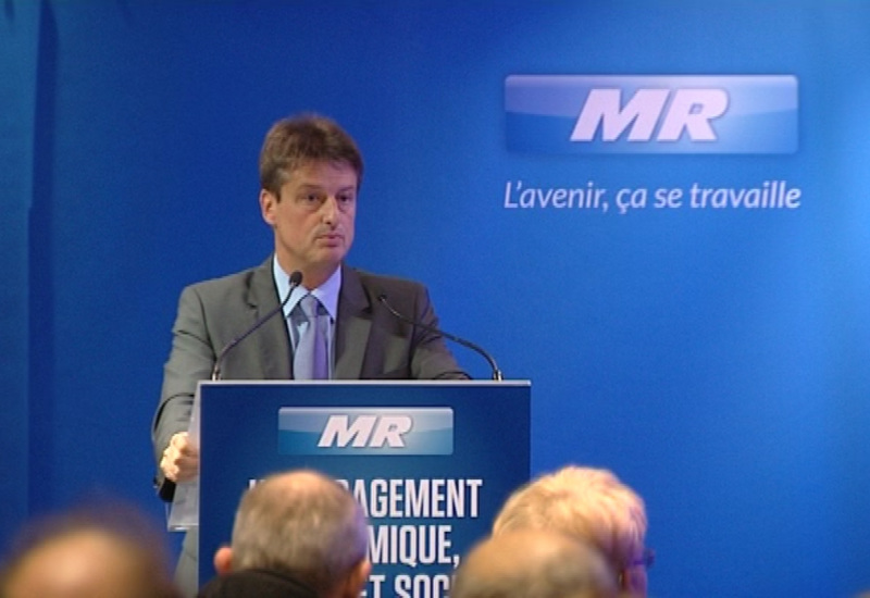 Olivier Chastel a présenté l'accord de gouvernement à Charleroi