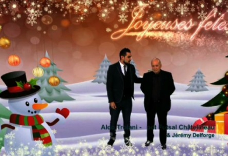 Aldo Troiani (Futsal Châtelineau) et Jérémy Delforge