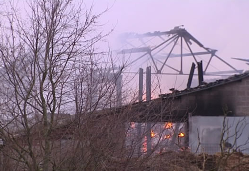 Violent incendie à la Ferme de la Couronne 