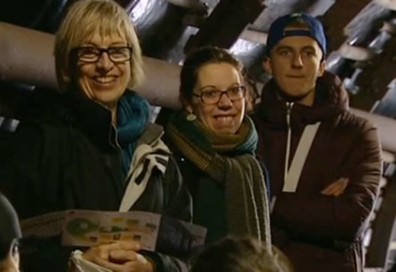 Des élèves anversois au Bois du Cazier