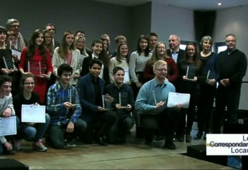 Remise de prix à l'Aca de Fleurus