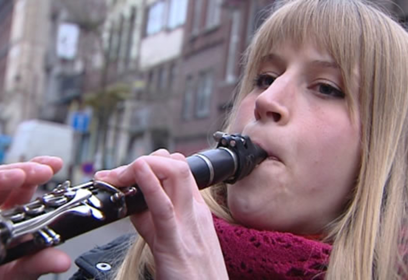 Carnaval 2015 : Charlotte Bernard, clarinettiste chez les Récalcitrants