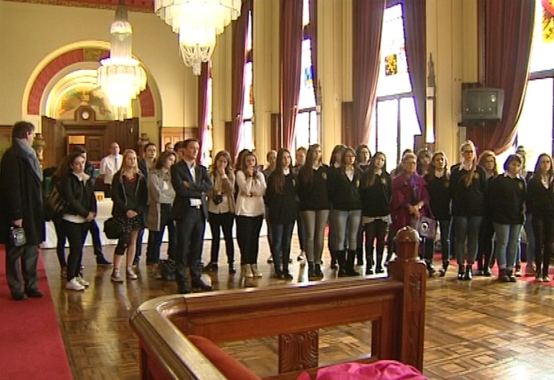 Jumelage Charleroi - Casarano : de jeunes Italiens en visite chez nous 