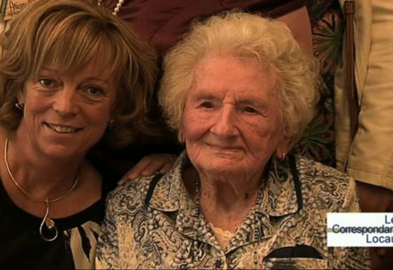 L'anniversaire de 2 centenaires à Courcelles