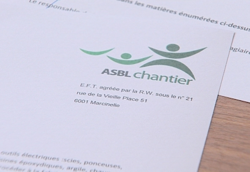 Remise des diplômes à l'ASBL Chantier