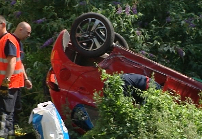 Accident de la route à Couillet