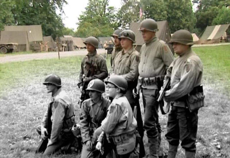 Reconstitution militaire à Gerpinnes