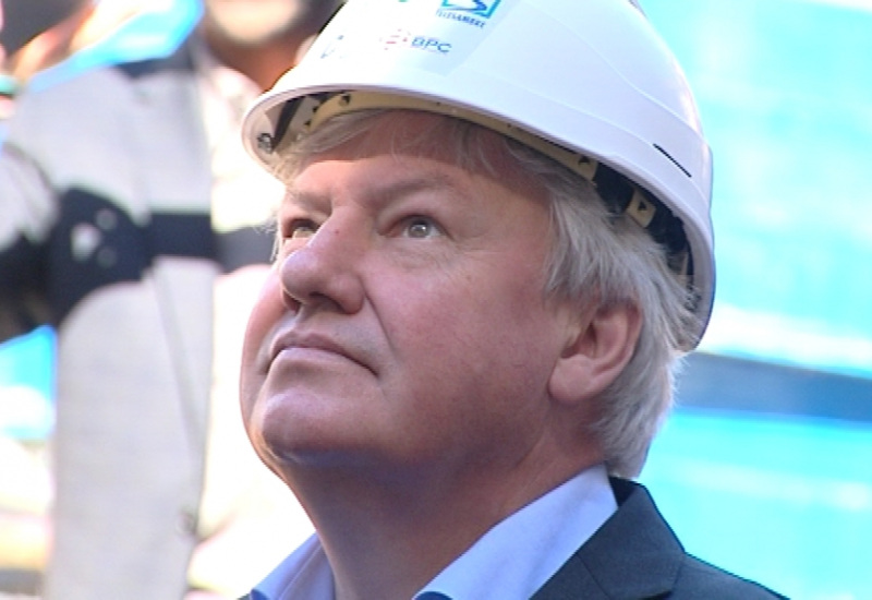 Jean-Claude Marcourt visite le chantier Mediasambre