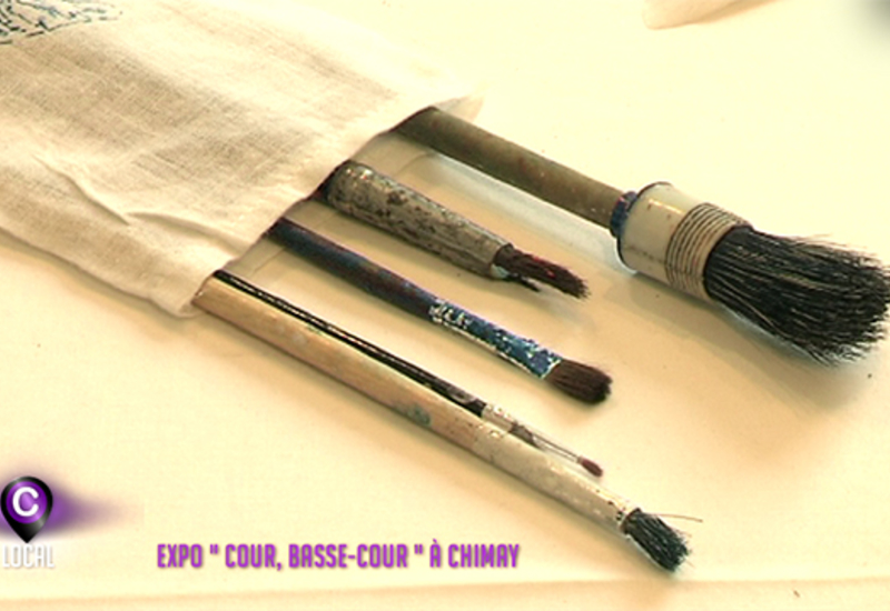 Cour, Basse-Cour, expo de Chantale Anciaux