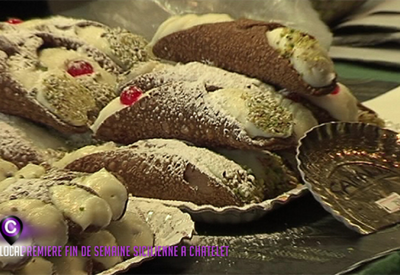 Salon des produits siciliens à Châtelet