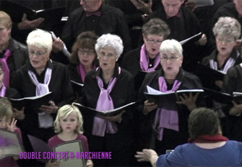 Double concert de chorales à Marchienne