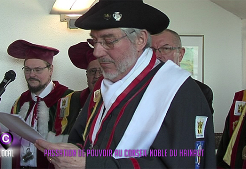 Passation de pouvoir au Conseil Noble du Hainaut