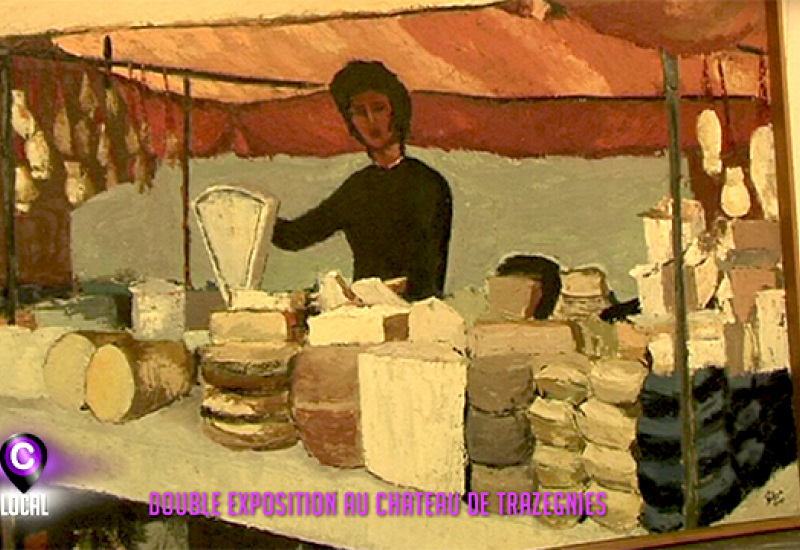 Double exposition au Château de Trazegnies
