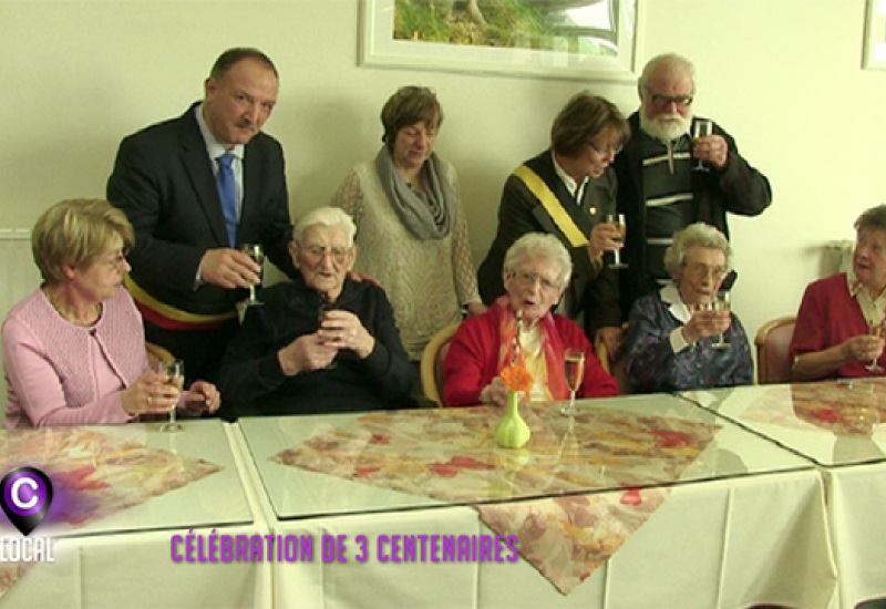 Célébration de 3 centenaires