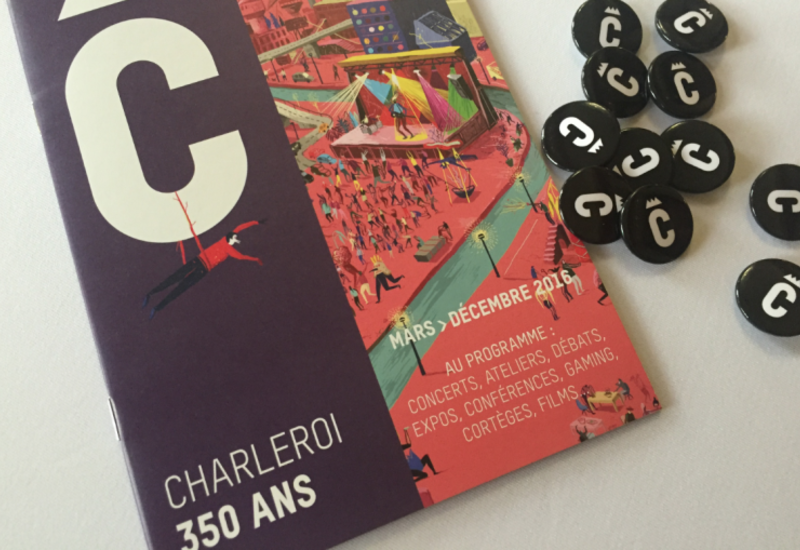 350 ans de Charleroi : présentation du livret-programme et de l'affiche officielle