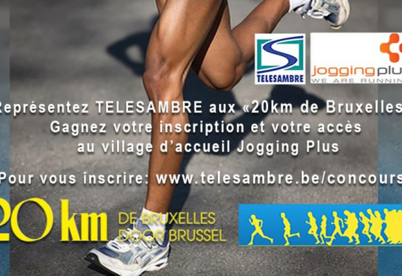 Remportez votre inscription VIP pour les 20kms de Bruxelles