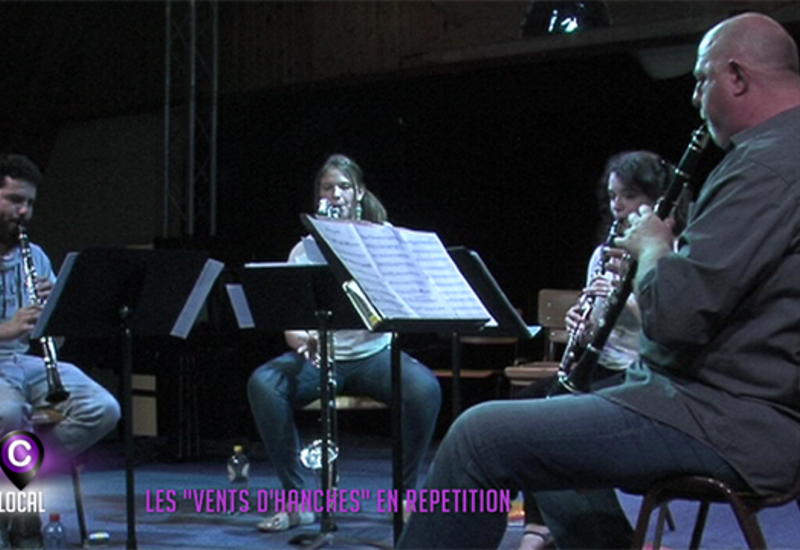 Les ''Vents d'Anches'' en répétition